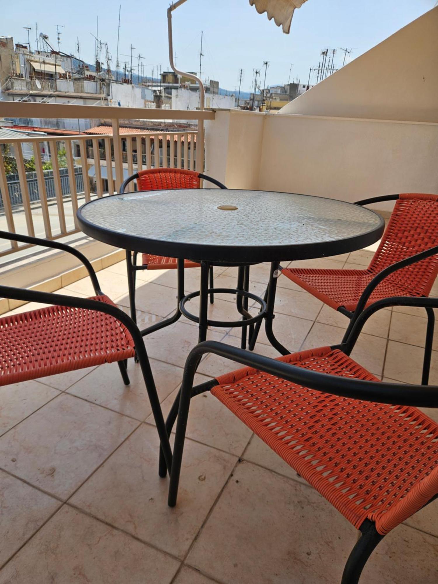 Koukoufli Penthouse 2Bds Apartment Tesalonika Bagian luar foto